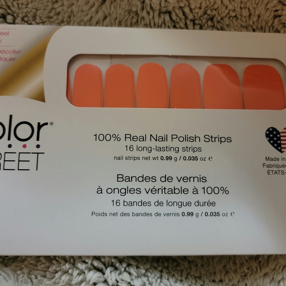 Color Street Lean Mean Tangerine
